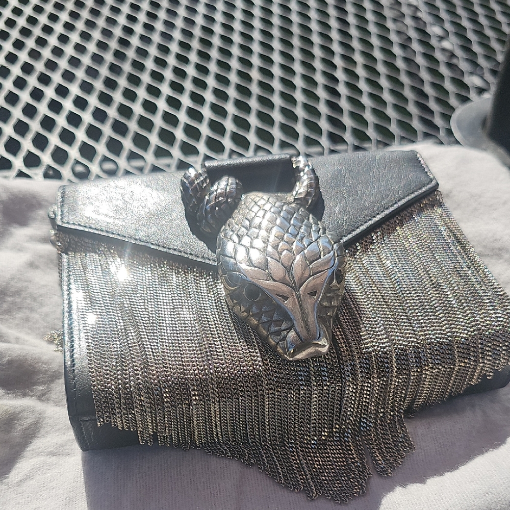 Saint Laurent Snake Crossbody Clutch - Picture 5 of 13